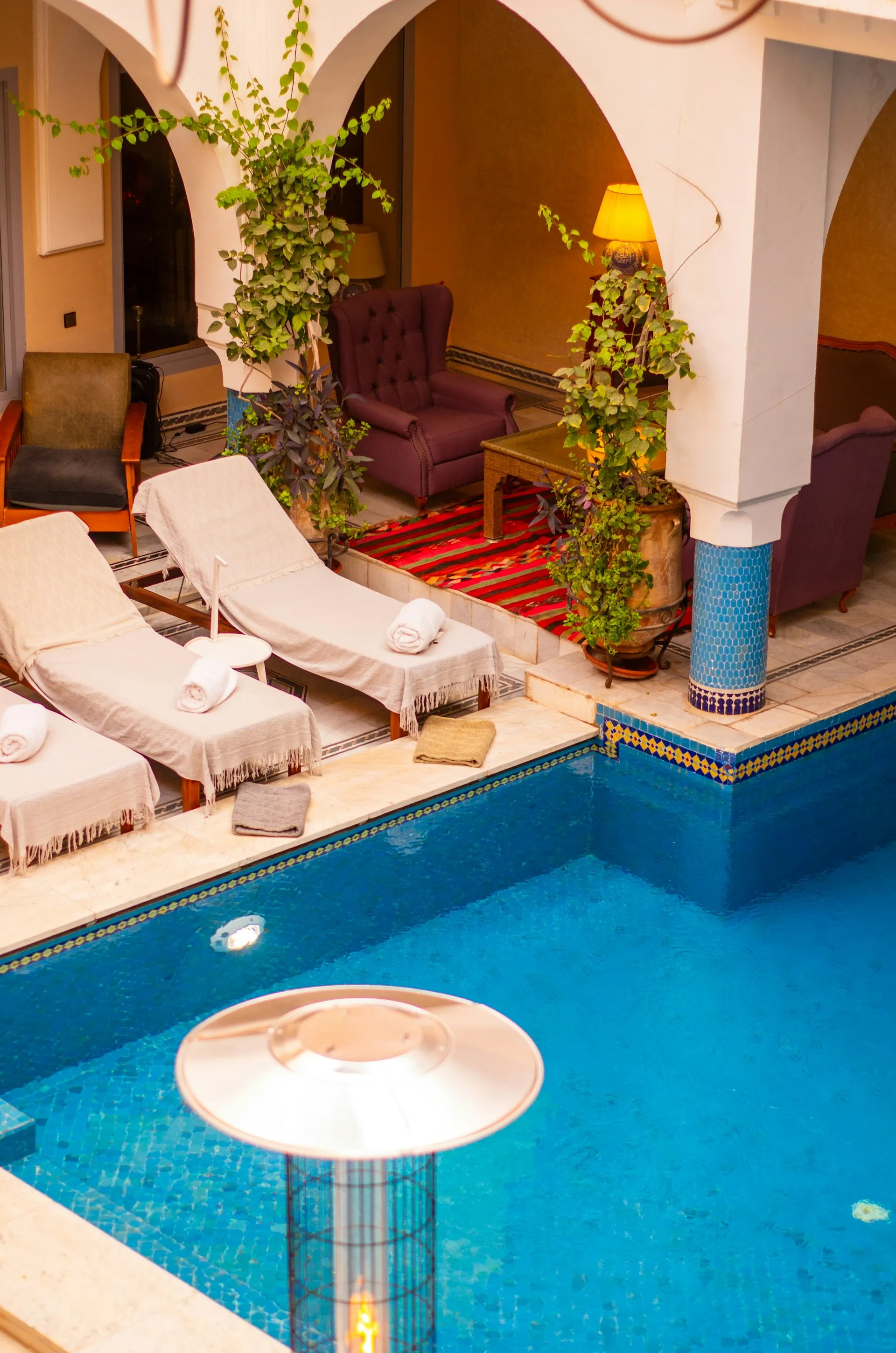 A pool at the heart of the house
