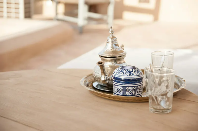 Welcome tea ceremony on arrival